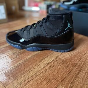 Pending Sale ….Air Jordan 11 gamma..Black and Teal High-Top Sneakers..